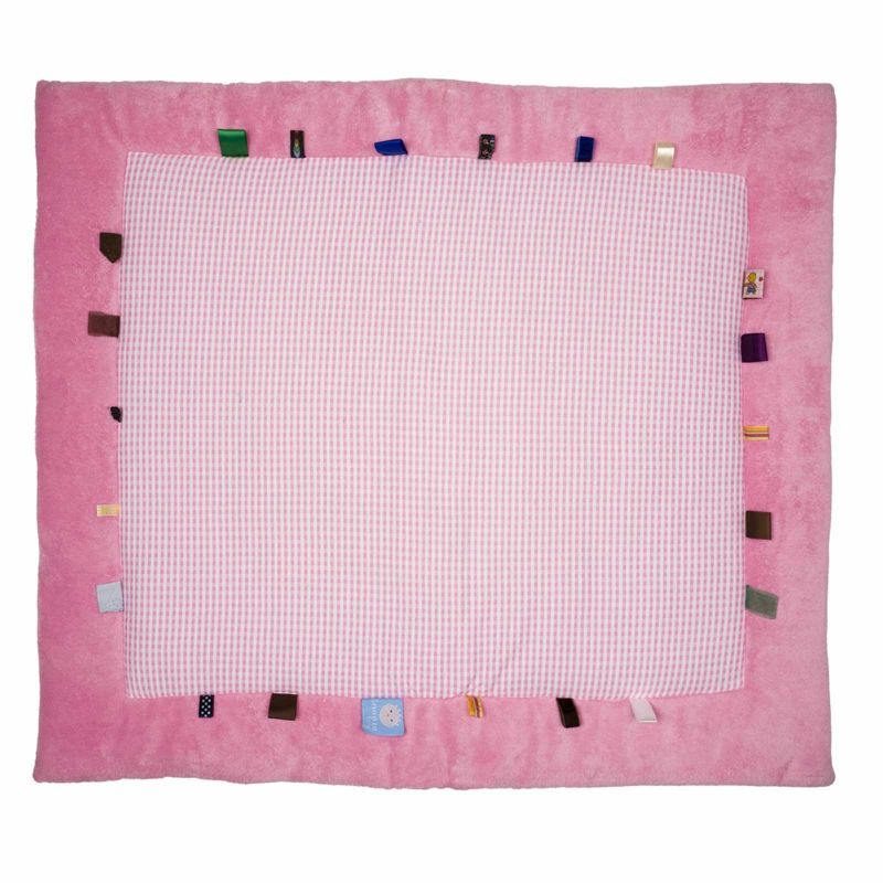 Tapis de jeu Cheerful playing Elephant Pink (85 x 105 cm) Snoozebaby