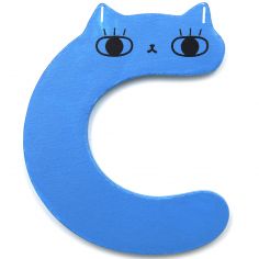 Lettre décorative C comme chat