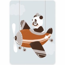 Petite carte Les Adorables Costumés le Panda (10,5 x 14,8 cm)  par Kanzilue