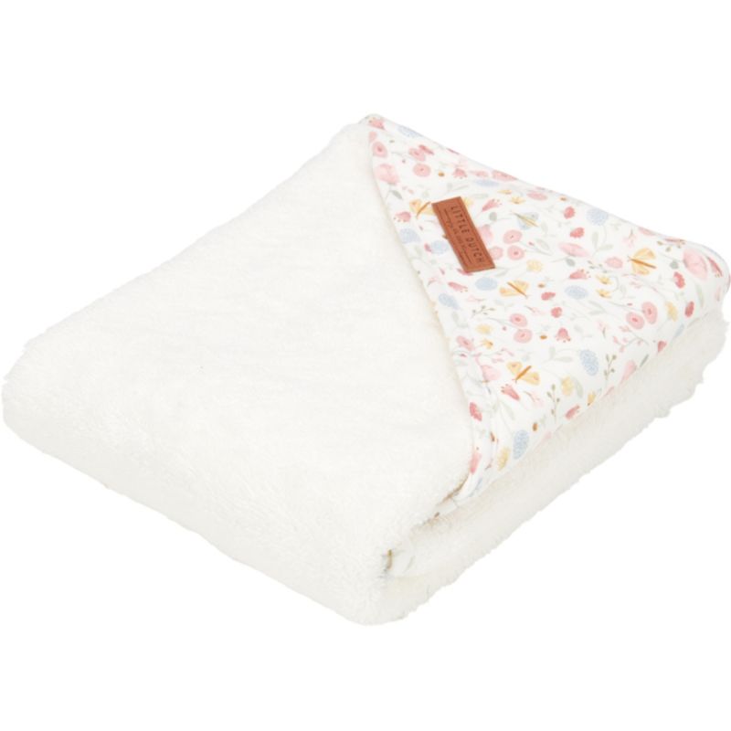 Cape de bain Flowers & Butterflies (75 x 75 cm) Little Dutch