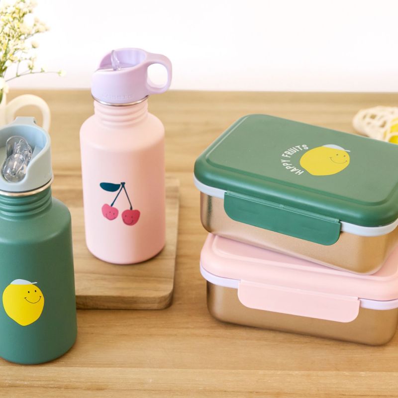 Boîte à goûter inox Happy Fruits Lemon Lässig Ambiance 6