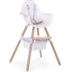 Panier de rangement pour chaise haute Evolu blanc