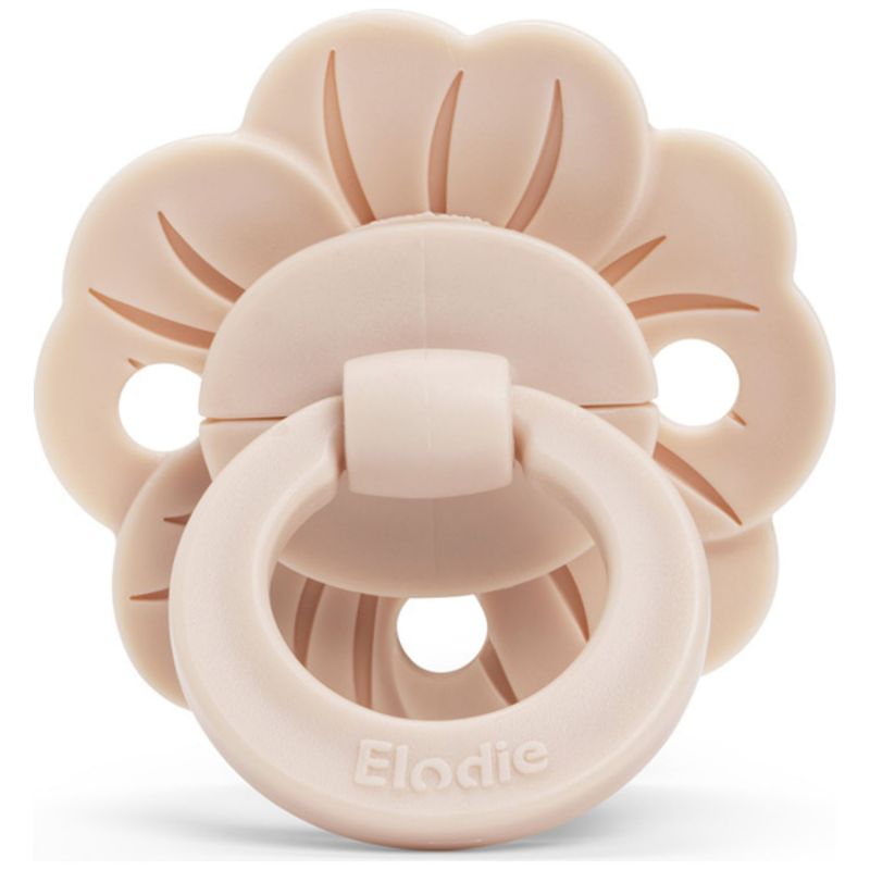Sucette symétrique en silicone Binky Bloom Powder Pink (3 mois et +) Elodie Details Produit 1
