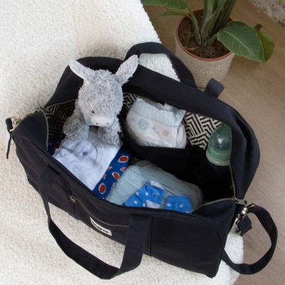 Sac à langer Basile Noir