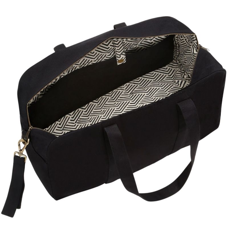 Sac à langer Basile Noir Hindbag Produit ouvert 5