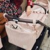 Sac à langer Praliné Rayures Moka Walking Mum Ambiance 7
