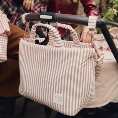 Sac à langer Praliné Rayures Moka