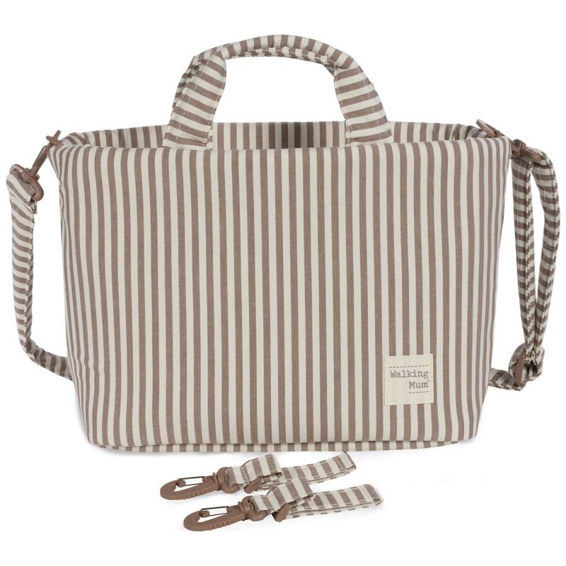 Sac à langer Praliné Rayures Moka Walking Mum Produit 4
