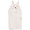 Couverture nomade Bunny Cloudy Rib Oatmeal Jollein Produit 1