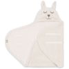 Couverture nomade Bunny Cloudy Rib Oatmeal Jollein Produit 3
