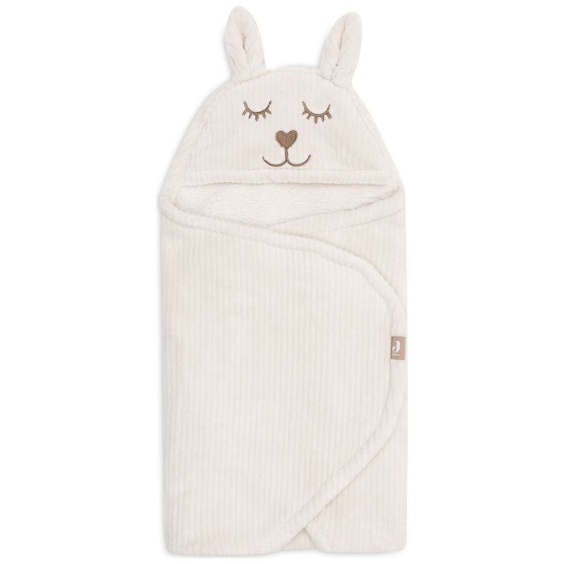 Couverture nomade Bunny Cloudy Rib Oatmeal Jollein Produit 1