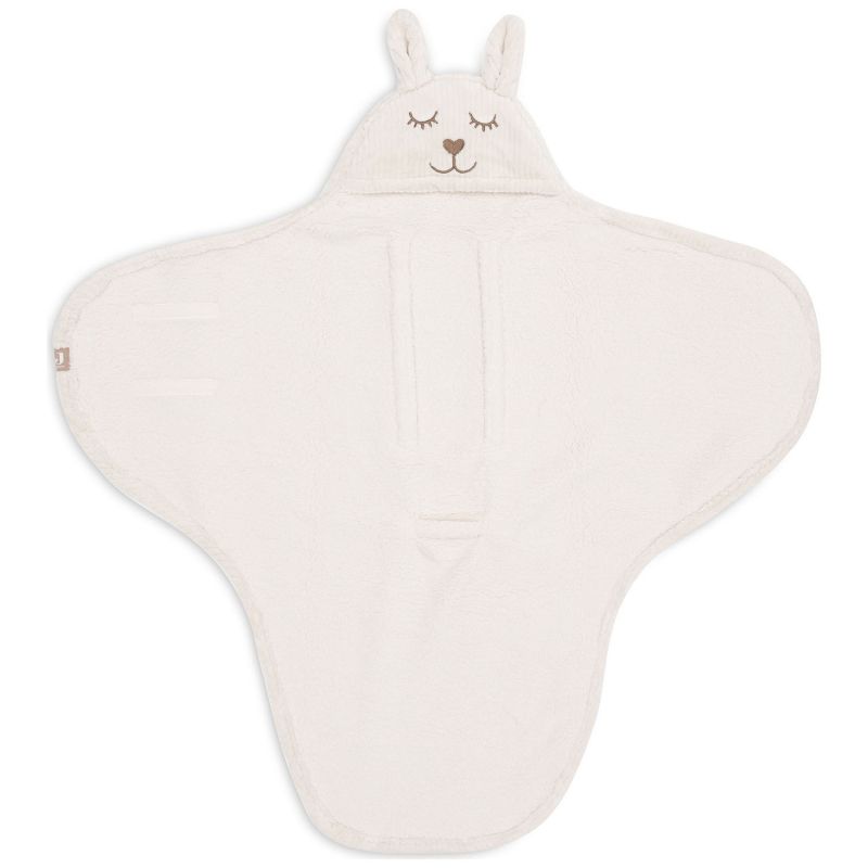 Couverture nomade Bunny Cloudy Rib Oatmeal Jollein Produit 4