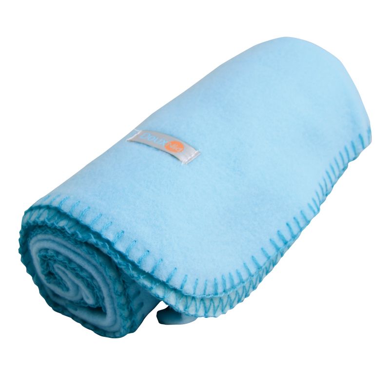 Couverture polaire Pola turquoise Doux Nid (75 x 100 cm) Domiva