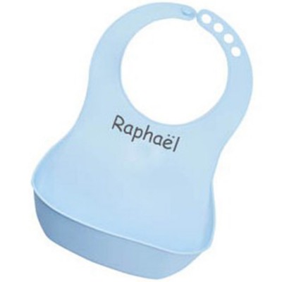 Bavoir personnalisable bleu Baby Tute