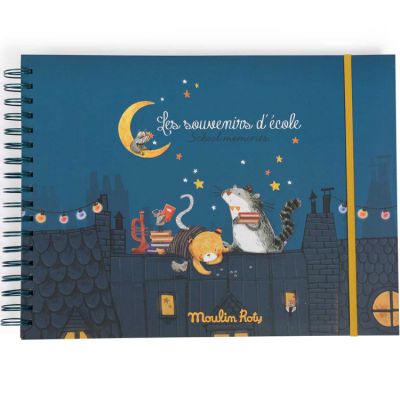 Album souvenirs école Les Moustaches  par Moulin Roty