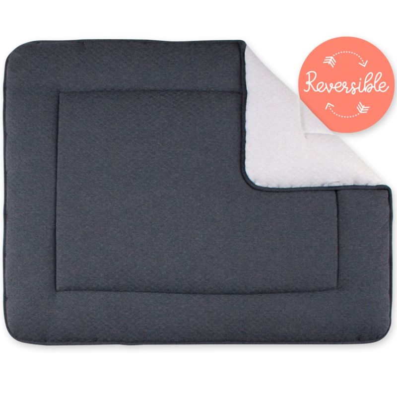 Tapis de parc réversible Kilty gris anthracite (75 x 95 cm) Bemini