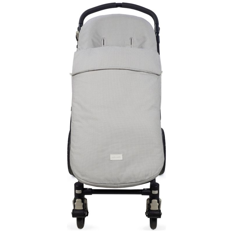 Chancelière mi-saison Little Bloom Vichy Gris (TOG 2,5) Pasito a pasito Produit 1