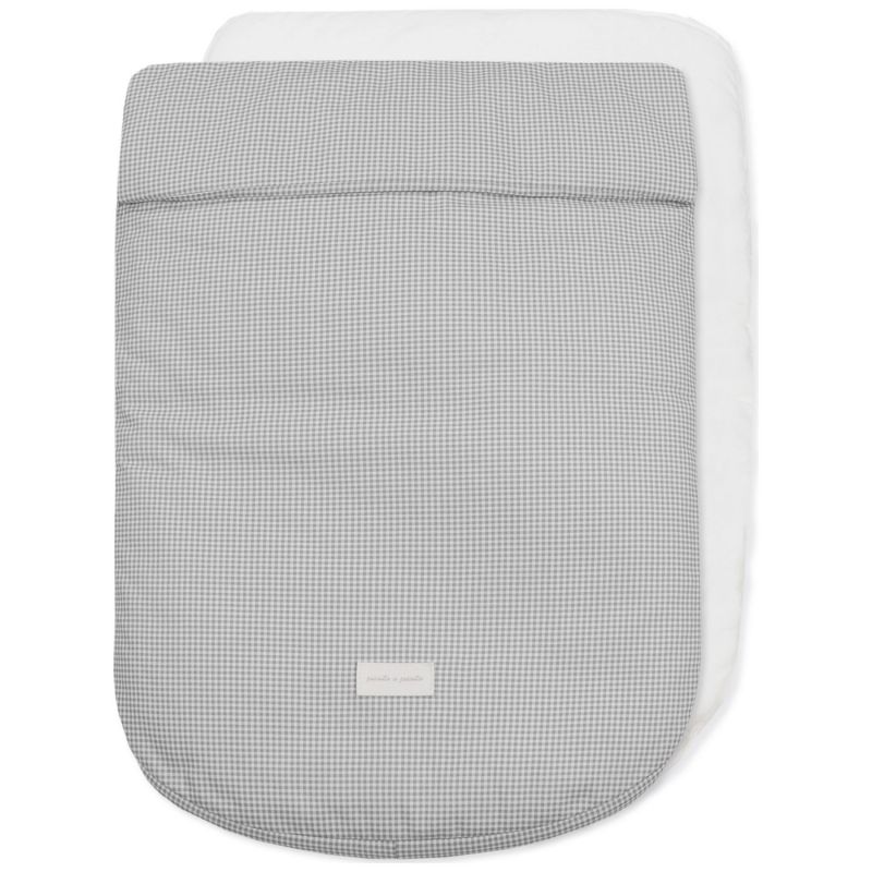 Chancelière mi-saison Little Bloom Vichy Gris (TOG 2,5) Pasito a pasito Produit 3