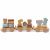 Variation Multicolore du produit Train de construction en bois Jollies de la marque Jollein