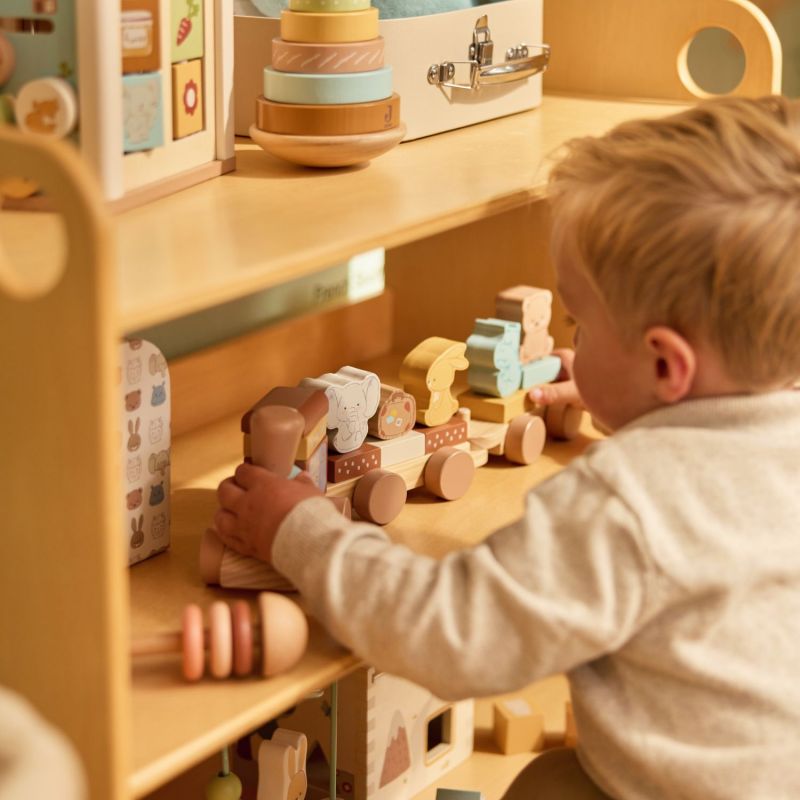 Train de construction en bois Jollies Jollein Ambiance 2