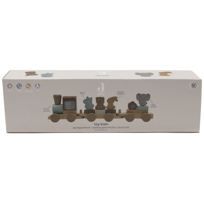 Train de construction en bois Jollies Jollein Packaging 8