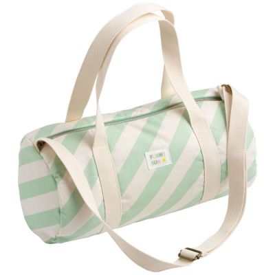 Sac week-end à rayures Vertes Pop