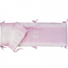 Tour de lit Parc Ange Lapin rose (pour lits 60 x 120 et 70 x 140 cm)  par Trousselier