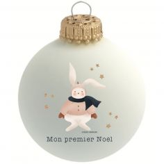 Boule de Noël Lapin x Atelier Oranger (personnalisable) - Baubels