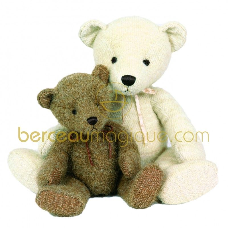Doudou Ours ivoire (30 cm) Histoire d'Ours