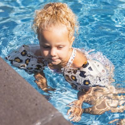 Brassards de natation Léopard beige (2-6 ans)