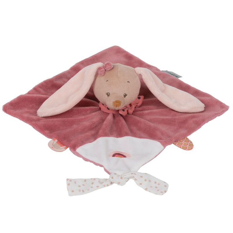 Mini doudou attache sucette Pauline le lapin Nattou