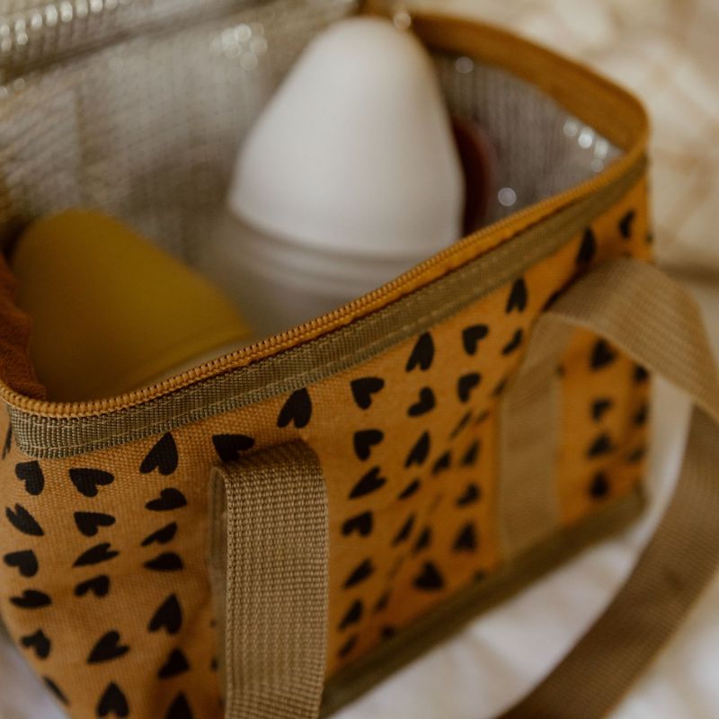 Sac de transport isotherme Cœurs Noisette Atelier Wagram Ambiance 6