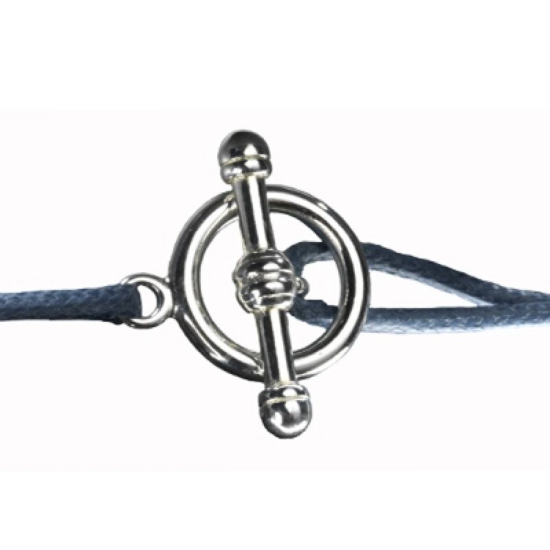 Fermoir pour bracelet cordon maman Petits Trésors (argent 925°) Petits trésors