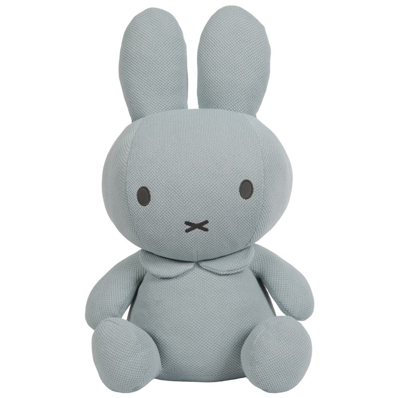Peluche géante en tricot Miffy vert amande (60 cm) Pioupiou et Merveilles