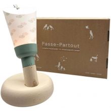 Coffret lampe nomade Nuage/Sauge (personnalisable)  par Maison Polochon