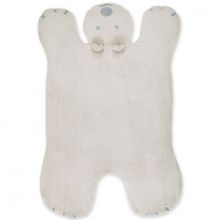 Tapis de jeu ours en softy sesame (75 x 110 cm)  par Bemini