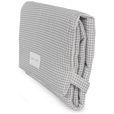 Tapis à langer Little Bloom Vichy Gris