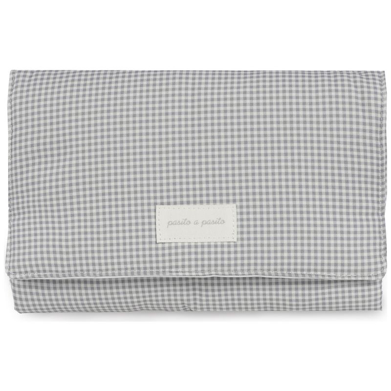 Tapis à langer Little Bloom Vichy Gris Pasito a pasito Produit 3