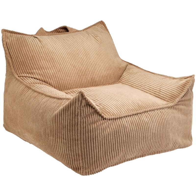 Fauteuil Club Teen Toffee velours côtelé Wigiwama Produit 1