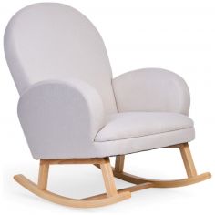 Fauteuil d'allaitement à bascule pour adulte lin beige - Childhome