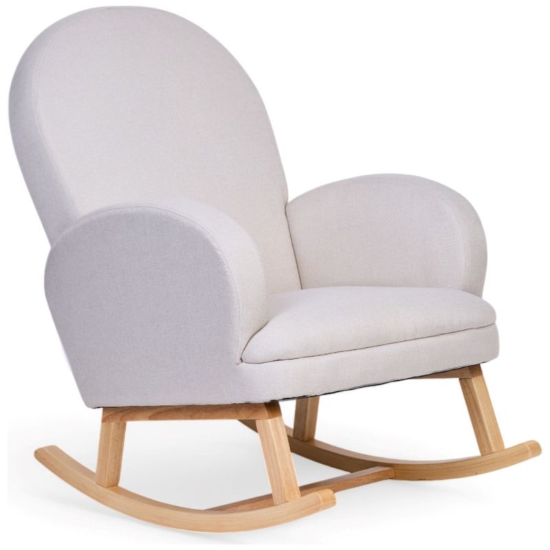 Fauteuil d'allaitement à bascule pour adulte lin beige Childhome Produit 1