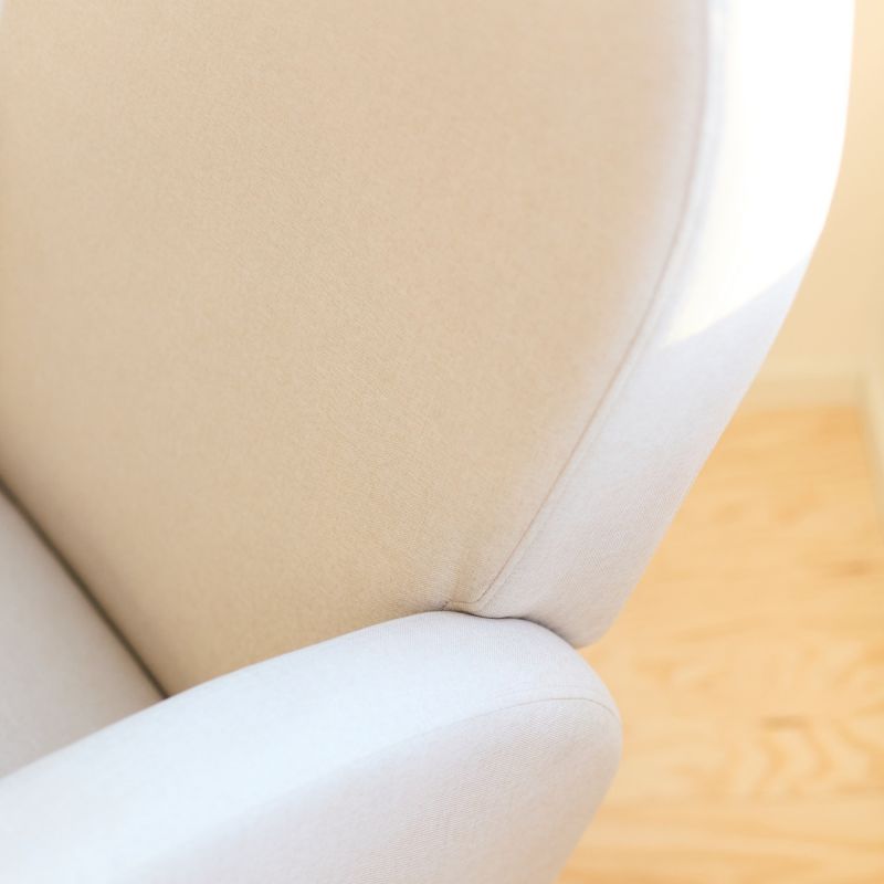 Fauteuil d'allaitement à bascule pour adulte lin beige Childhome Ambiance 8
