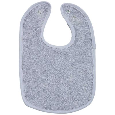 Bavoir premier âge en éponge Gris