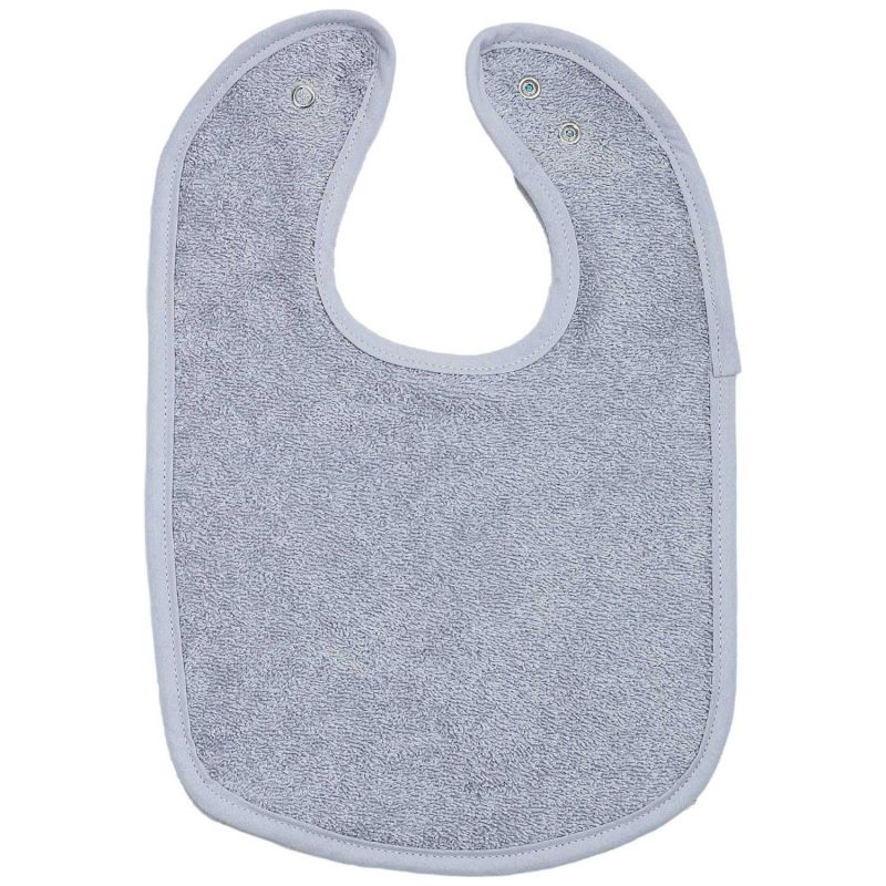 Bavoir premier âge en éponge Gris Trois Kilos Sept Produit 1