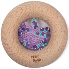 Hochet sensoriel Sensory Donut aubergines - Petit Boum