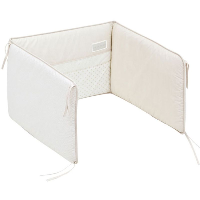Tour de lit Star beige (pour lit 60 x 120 cm ou 70 x 140 cm) Cambrass