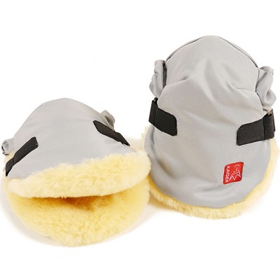 Moufles pour poussette Twoolly gris clair Kaiser