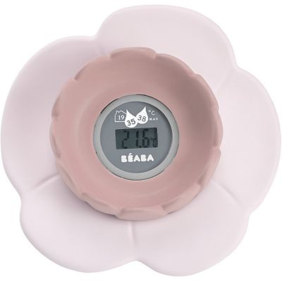 Thermomètre de bain Lotus old pink - Reconditionné Béaba