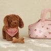 Peluche chien avec sac de transport Jackie Little Dutch Ambiance 2