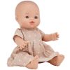 Tenue pour poupée robe Beige Petits Cœurs Atelier Wagram Produit 3